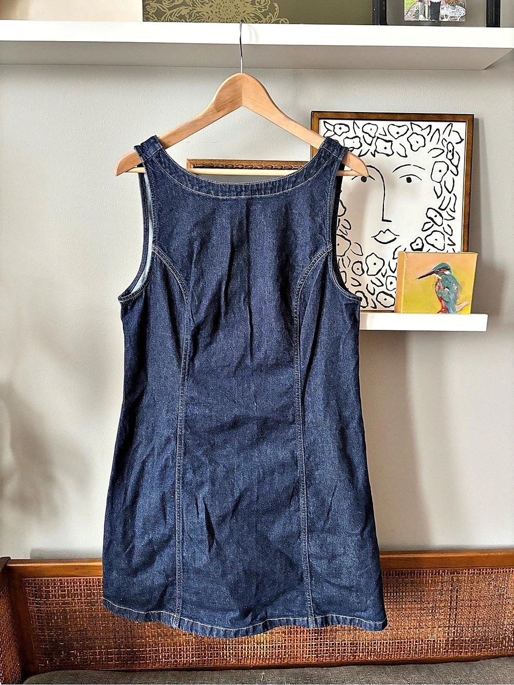 Gap Denim Mini Dress Size Large